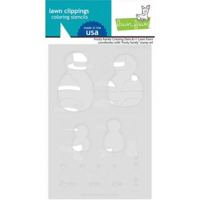Lawn Fawn Stencil - Frosty Family
